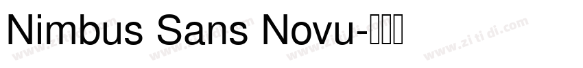 Nimbus Sans Novu字体转换 Nimbus Sans Novu字体转换
